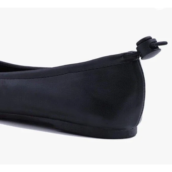 FEVERSOLE Women Size 6 Shoes Soft Cushion Black Elastic Adjustable Ballet - Picture 4 of 12